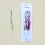 12/48pcs/1case Birthday Candles Spiral Cake Candles Long Thin Cake Candles For Wedding Party And Cake Decoration