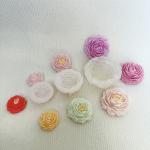 Silicone mold for handmade peony flower scented plaster candles