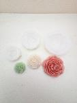 3 Sizes Peony Candle Silicone Molds, Silicone Molds Suitable For Making Candles, Soap, Gypsum, Resin, DIY Craft Scented Candles