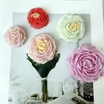 Silicone mold for handmade peony flower scented plaster candles