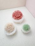 3 Sizes Peony Candle Silicone Molds, Silicone Molds Suitable For Making Candles, Soap, Gypsum, Resin, DIY Craft Scented Candles