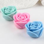 2024 New Flower Silicone Candle Mold 3D Peony Flower Soap Gypsum Resin Casting Mould DIY Chocolate Cake Baking Tool Wedding Gift
