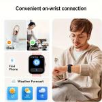 KESHUYOU 2025 Smart Watch Answer Make Call Message Preview Sport Mode DIY Dial Sleep Monitor Smart Watch for Men Women Gifts