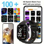 KESHUYOU 2025 Smart Watch Answer Make Call Message Preview Sport Mode DIY Dial Sleep Monitor Smart Watch for Men Women Gifts