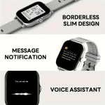 Full Touch Screen New Smart Watch Bluetooth Talk Full Touch Screen Heart Rate Monitor Sports Fitness Smart Watch Men Women Gift