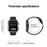 NFC GPS Men's Bluetooth Call Smart Watch 1.99'' HD Screen 120+ Sports Fitness Watch Outdoor Weather Data Waterproof Smartwatch
