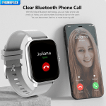 PHONEPACE Y13 Smart Watch with Call Function Fitness Tracker Heart Rate Monitor Alarm Clock for Outdoor Sports Monitoring