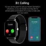 Full Touch Screen New Smart Watch Bluetooth Talk Full Touch Screen Heart Rate Monitor Sports Fitness Smart Watch Men Women Gift
