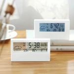 Clearance_Weather Station for Home With Alarm Clock LED Thermometer Thermo-Hygrometer Multifunction Electronic Temperature Humid