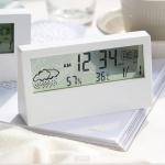 Clearance_Weather Station for Home With Alarm Clock LED Thermometer Thermo-Hygrometer Multifunction Electronic Temperature Humid