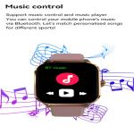 H9 Smartwatch Dial Answer Calls Calorie Tracking Heart Rate Monitoring Music Playback Bluetooth Men Smart Watch Woman Step Count
