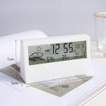 LED Thermometer Thermo-Hygrometer Multifunction Electronic Temperature Humidity Meter Weather Station for Home With Alarm Clock