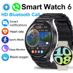 KESHUYOU 2025 New Women's Fashion Smart Watch 6 Bluetooth Calling Health Monitoring Alarm Men's Sports Smartwatch