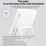 HTC-1 HTC-2 Digital Temperature Humidity Meter Electronic LCD Indoor Outdoor Thermometer Hygrometer Weather Station Clock