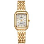 Hot Selling 2025 Fashion Women's Minimalist Square Quartz Watch Casual Sports Orange Silicone Women Gift Clock Watches