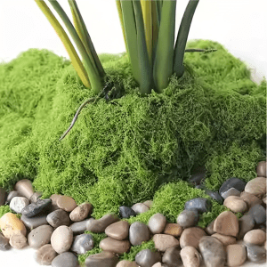 50g Fake Moss DIY Crafts Grass Artificial Moss Faux Preserved Moss Green Plants Home Room Garden Decor Mini Landscape Fake Grass