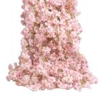 Artificial Silk Cherry Blossom Vine For Christmas Sakura Home Wedding Decoration Fake Floral Arch Garden Living Room DIY Arrange