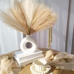 6/12/15Pc 55CM Artificial Pampas Grass Decor Bohemian Reed for DIY Floral Table Arrange Flower Wedding Home Christmas Decoration