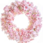 Artificial Flowers Sakura Cherry Blossom Rattan Wedding Arrangement Vine Home Decor Diy Silk Ivy Wall Hanging Photography Props