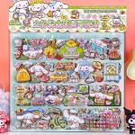 Funny Cute Sanrio Cartoon Double layered 3D Kuromi Melody Home Stickers DIY Decoration Laptop Phone Fridge Large Bubble Stickers