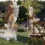 6/12/15Pc 55CM Artificial Pampas Grass Decor Bohemian Reed for DIY Floral Table Arrange Flower Wedding Home Christmas Decoration