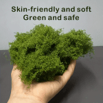 50g Fake Moss DIY Crafts Grass Artificial Moss Faux Preserved Moss Green Plants Home Room Garden Decor Mini Landscape Fake Grass