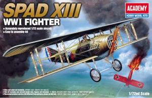 Academy SPAD XIII WWI Fighter Airplane Model Building Kit