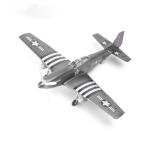 1/48 World War II P-51 Mustang Fighter Model Airplane Plastic Model Kit Simulation Assembly Military Aircraft Toy