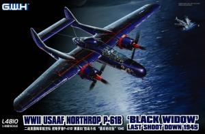 Great Wall 1/48 L4810 US Air Force P-61B Black Widow fighter assembly aircraft Scale Model Kit