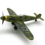 Fighter 4D Assembled 1:48 Aircraft Model Children's Military Fighter Model Toys Children's Military Science And Education Toys