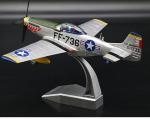 Diecast 1:48 Scale P51 Mustang Fighter Alloy Model Toy Simulates Military Combat Aircraft Model Souvenir Display Ornaments