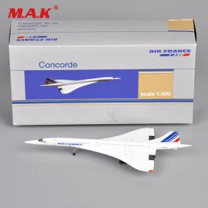 1:400 Scale Airplanes France 1976-2003 White Mini Diecast Metal Aircraft Model for Children Gift Kids Air plane Toys Concorde