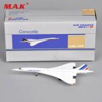 1:400 Scale Airplanes France 1976-2003 White Mini Diecast Metal Aircraft Model for Children Gift Kids Air plane Toys Concorde