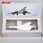 1:400 Scale Airplanes France 1976-2003 White Mini Diecast Metal Aircraft Model for Children Gift Kids Air plane Toys Concorde