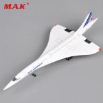 1:400 Scale Airplanes France 1976-2003 White Mini Diecast Metal Aircraft Model for Children Gift Kids Air plane Toys Concorde