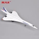 1:400 Scale Airplanes France 1976-2003 White Mini Diecast Metal Aircraft Model for Children Gift Kids Air plane Toys Concorde