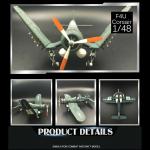 1：48 Britain Spitfire Hurricane F4U Corsair Assemble Fighter Aeroplane Model Combat Airplane Aircraft