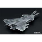 1/48 MENG Chinese J-20 Assembly Model LS-002S Aircraft Weilong Stealth Fighter Jet Custom Ornament Children Birthday Gift