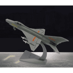 Diecast 1/48 Scale J-7 Aircraft Model Alloy Simulation J7 Fighter Finished Model Aircraft Collection Decorated Gift Toys