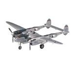 Academy Assembly Aircraft Model Kit 12282 US P-38 Lightning Fighter 1/48
