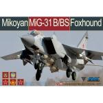 AMK  Model 1/48  Aircraft Model Kit 88008-A MiG-31 B/BS MiG-31 Foxhound Fighter Assemble