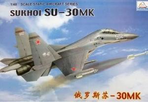 1/48 Russia SU-30MK Fighter Military Assembled Aircraft Model Simulation Modern Bomber Fighter