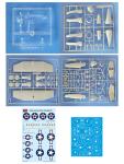 Academy Assembled Aircraft Model Kit 12363 Grumman XF5F Skyrocket Fighter 1/48
