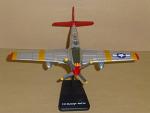 New Ray World War II Replica Fighter Air Planes ClassicAircraft P-51D Red Tails 1:48