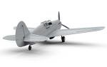 Airfix WWII Curtiss P-40B Warhawk 1:48 Military Aircraft Plastic Model Kit, Green,Green/White, Small