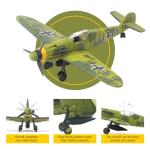 gzpynsgaoh BF-109 Fighter Model - World War II Classic Airplane Model, 1:49 Military Enthusiast Plastic Fighter Assembly Model,4D Model Airplane kit.(Grey)