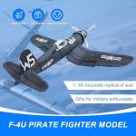 gzpynsgaoh F-4U Corsair Plastic Model - World War II Classic Fighter, 1:48 Military Assembly Model (Silvery)