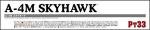 Hasegawa HAPT33 1:48 Scale A-4M Skyhawk Model Building Kits