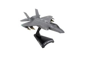 Daron F-35® Lightning II® USAF AF08-0747 Die-Cast Model – 1:144 Scale Stealth Multi-Role Fighter Replica with Display Stand, Highly Detailed, 4.1” Length x 2.8” Wingspan, Adult Collectible Ages 14+