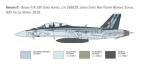 Italeri -2823 F/A-18F Super Hornet US Navy Special Colors, 1:48 Scale, Model Kit, Plastic Model Kit, Model Making, IT2823